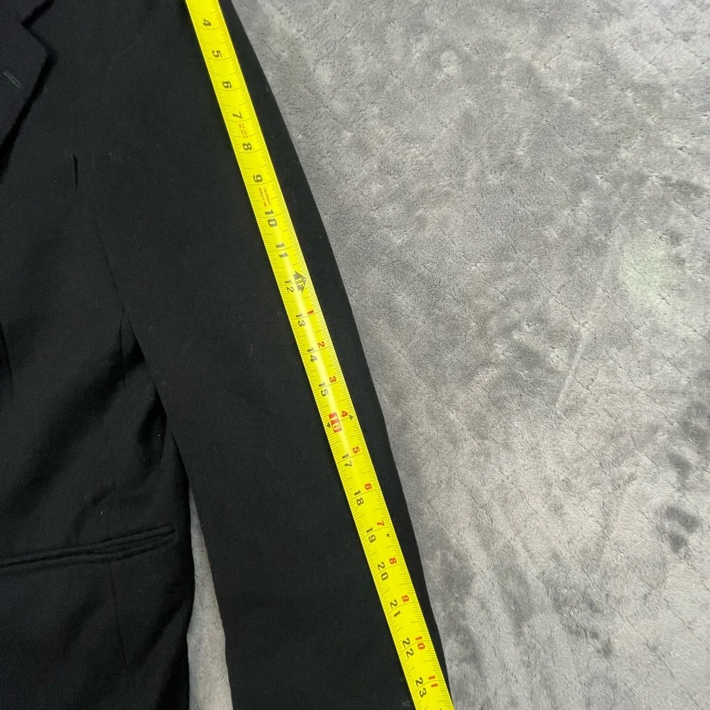 Vintage Gianfranco Ruffini Mens 44R Black Cashmere Blend Blazer PR‎ Macedonia